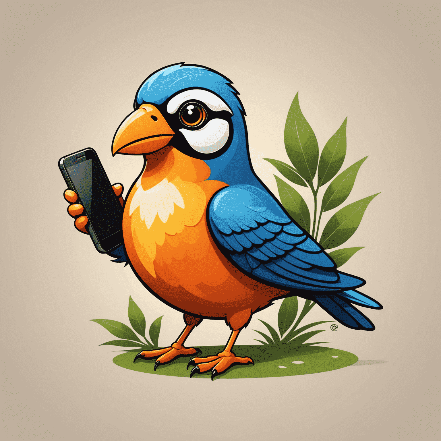 Phonebirdi.com logo featuring a stylized bird with a phone